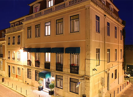 Image of Hotel Exterior of As Janelas Verdes, 18th century, a member of Historic Hotels Worldwide in Lisbon, Portugal, Special Offers, Discounted Rates, Families, Romantic Escape, Honeymoons, Anniversaries, Reunions