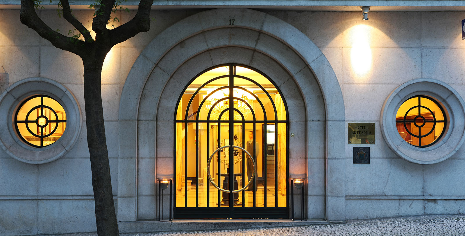 Image of Hotel Exterior of Hotel Britania Art Deco, 1944, a member of Historic Hotels Worldwide in Lisbon, Portugal