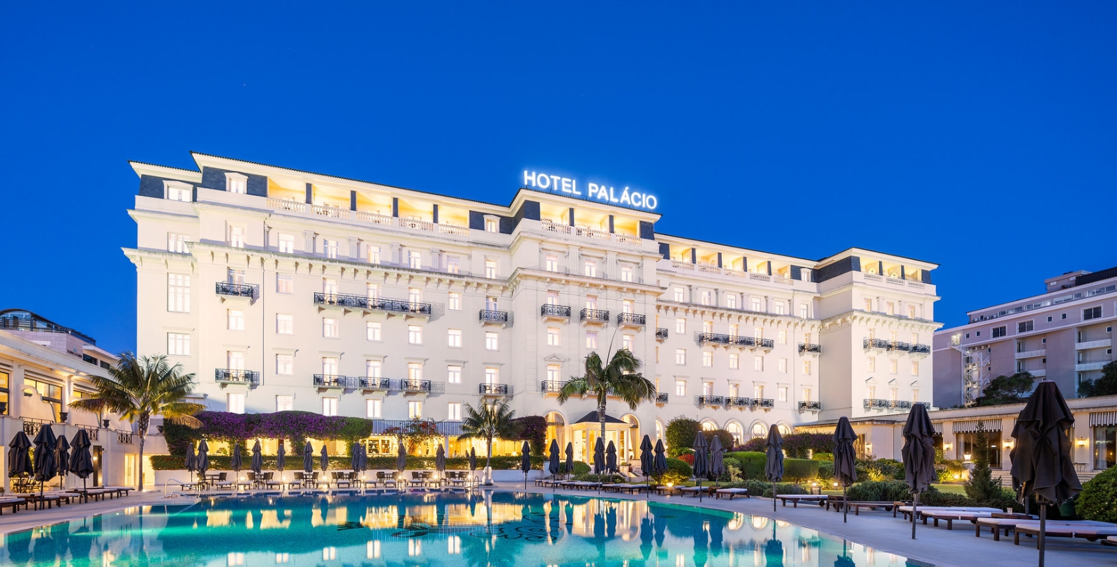 Image of Hotel Exterior of Hotel Palácio do Estoril, Golf & Wellness, 1930 a Member of Historic Hotels Worldwide in Estoril, Portugal. 