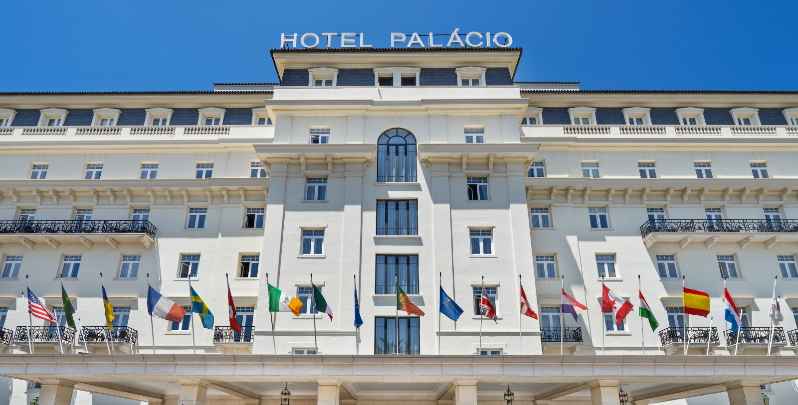 Image of Hotel Exterior of Hotel Palácio do Estoril, Golf & Wellness, 1930 a Member of Historic Hotels Worldwide in Estoril, Portugal. 