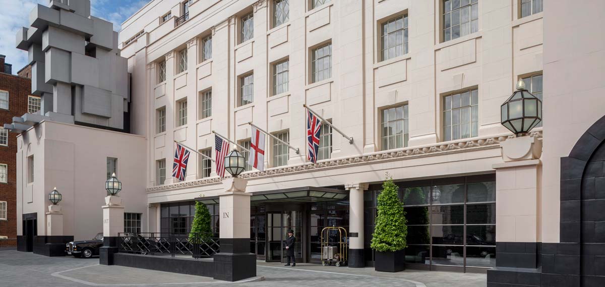 New London Hotel The Beaumont Hotel Luxury Central London Hotel   OVERVIEW MH Beaumont Exterior Landscape Nick Ingram MR 