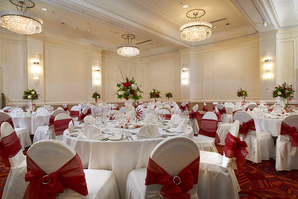 Image of Ballroom Wedding Reception, Hilton London Paddington, United Kingdom, 1854, Member of Historic Hotels Worldwide, Special Occasions