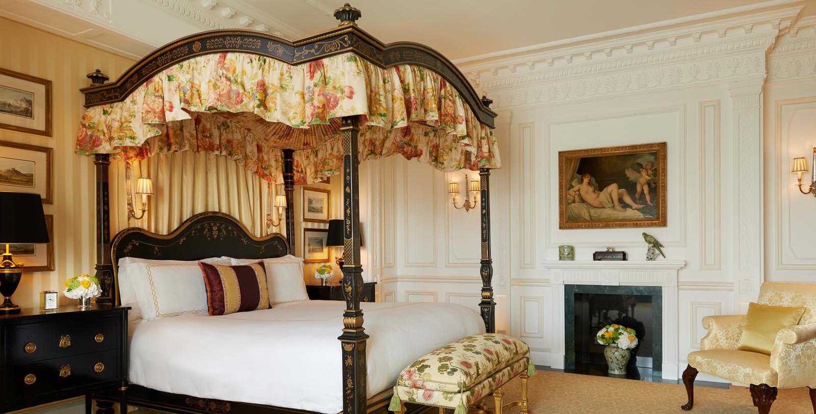 Image of Guestroom at The Savoy London, 1889, Member of Historic Hotels Worldwide, in London, England, United Kingdom, Location Map