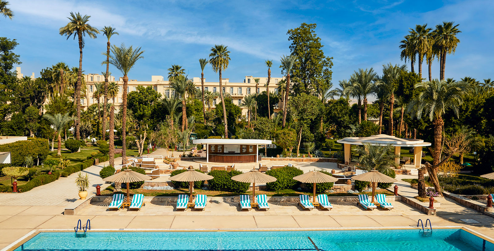 Image of Outdoor Pool at Sofitel Winter Palace Luxor, 1886, Member of Historic Hotels Worldwide, in Luxor, Egypt, Hot Deals