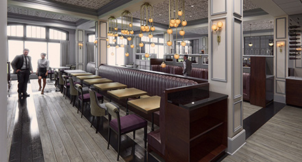 Dining at
The Virginian Lynchburg, Curio Collection by Hilton
in Lynchburg