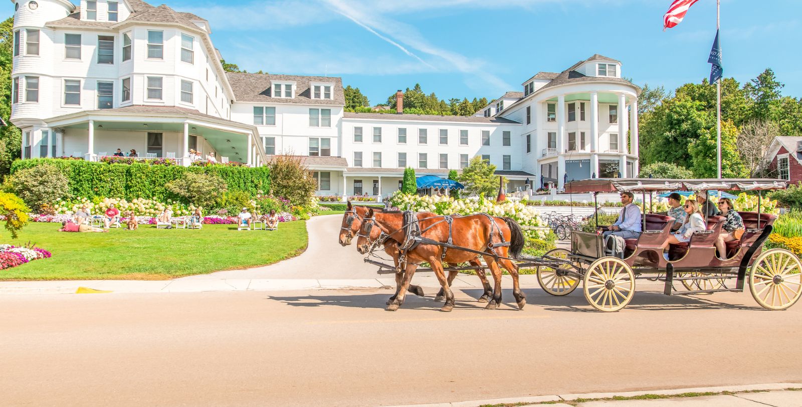 Explore Fort Mackinac, the Wings of Mackinac Butterfly Conservatory, and Arch Rock of Mackinac Island State Park.