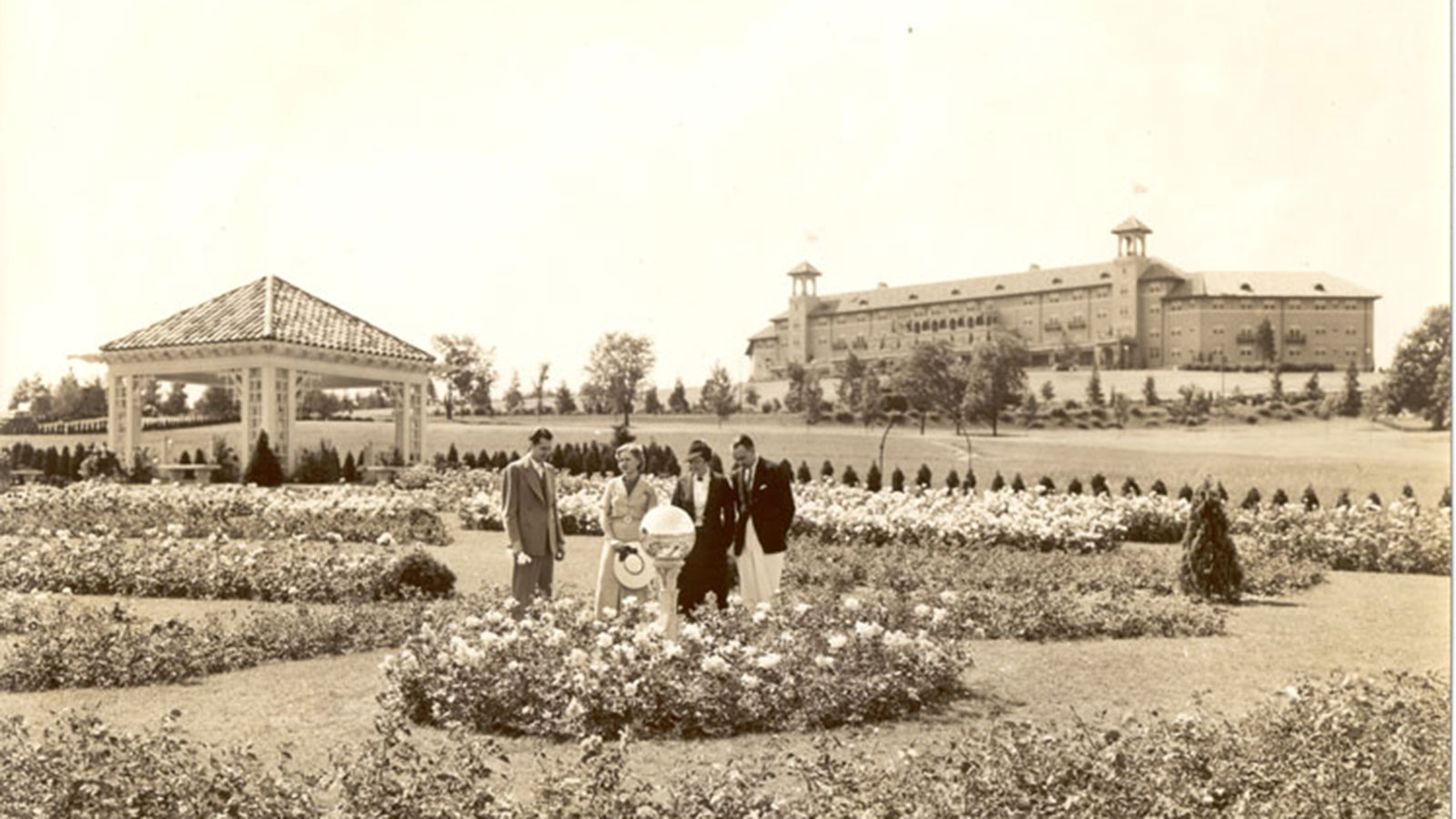 Historic Image of Garden The Hotel Hershey®, 1933, Member of Historic Hotels of America, in Hershey, Pennsylvania, Discover