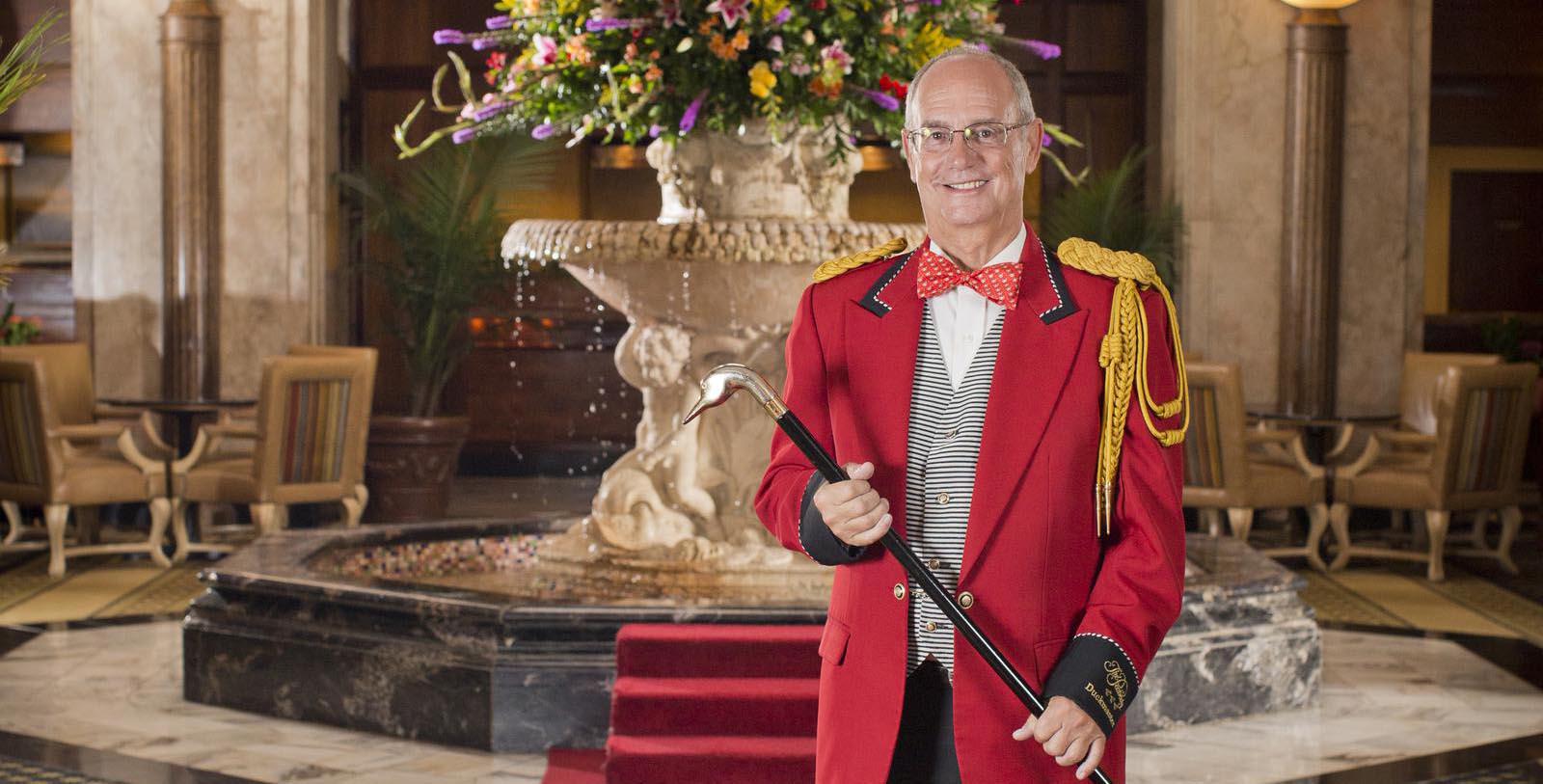 Image of the Duckmaster at The Peabody Memphis, 1869, Member of Historic Hotels of America, in Memphis, Tennessee, Discover
