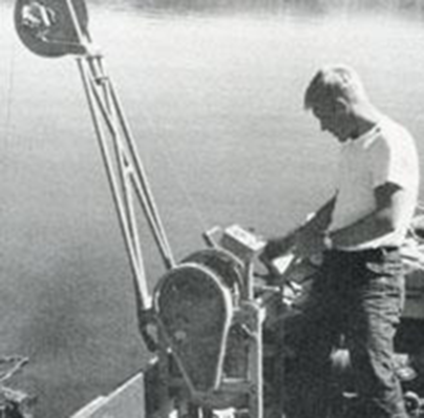 Historic image of lake measurement at Crater Lake