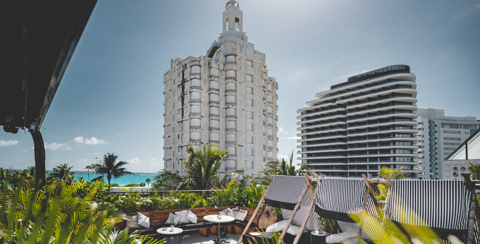 Spend the day relaxing at the beach, just steps away from Casa Faena.