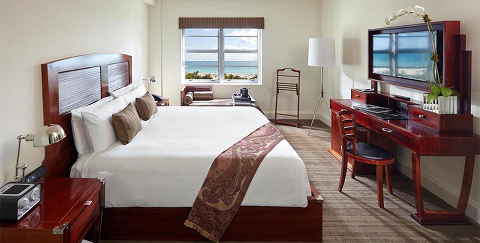 Image of Guestroom at The National Hotel, 1939, Member of Historic Hotels of America, in Miami Beach, Florida, Location Map