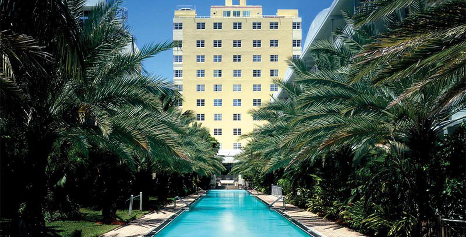 Image of Hotel Exterior The National Hotel, 1939, Member of Historic Hotels of America, in Miami Beach, Florida, Special Offers, Discounted Rates, Families, Romantic Escape, Honeymoons, Anniversaries, Reunions