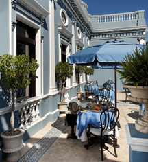 azul casa hotel monumento historico merida dining mexico