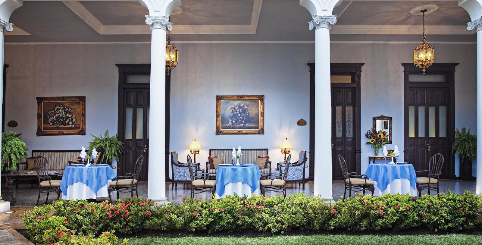 Discover the alluring historical charm of the Casa Azul Hotel Monumento Histórico.
