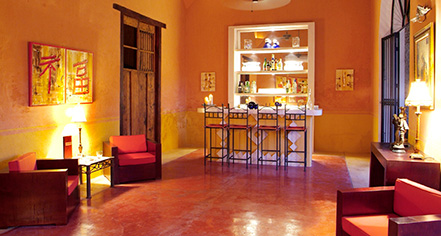 Dining at
Hotel Hacienda Merida
in Merida