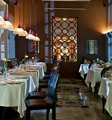 Dining at
Rosas & Xocolate Boutique Hotel
in Merida