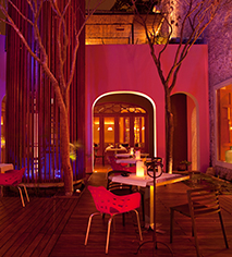 Dining at
Rosas & Xocolate Boutique Hotel
in Merida