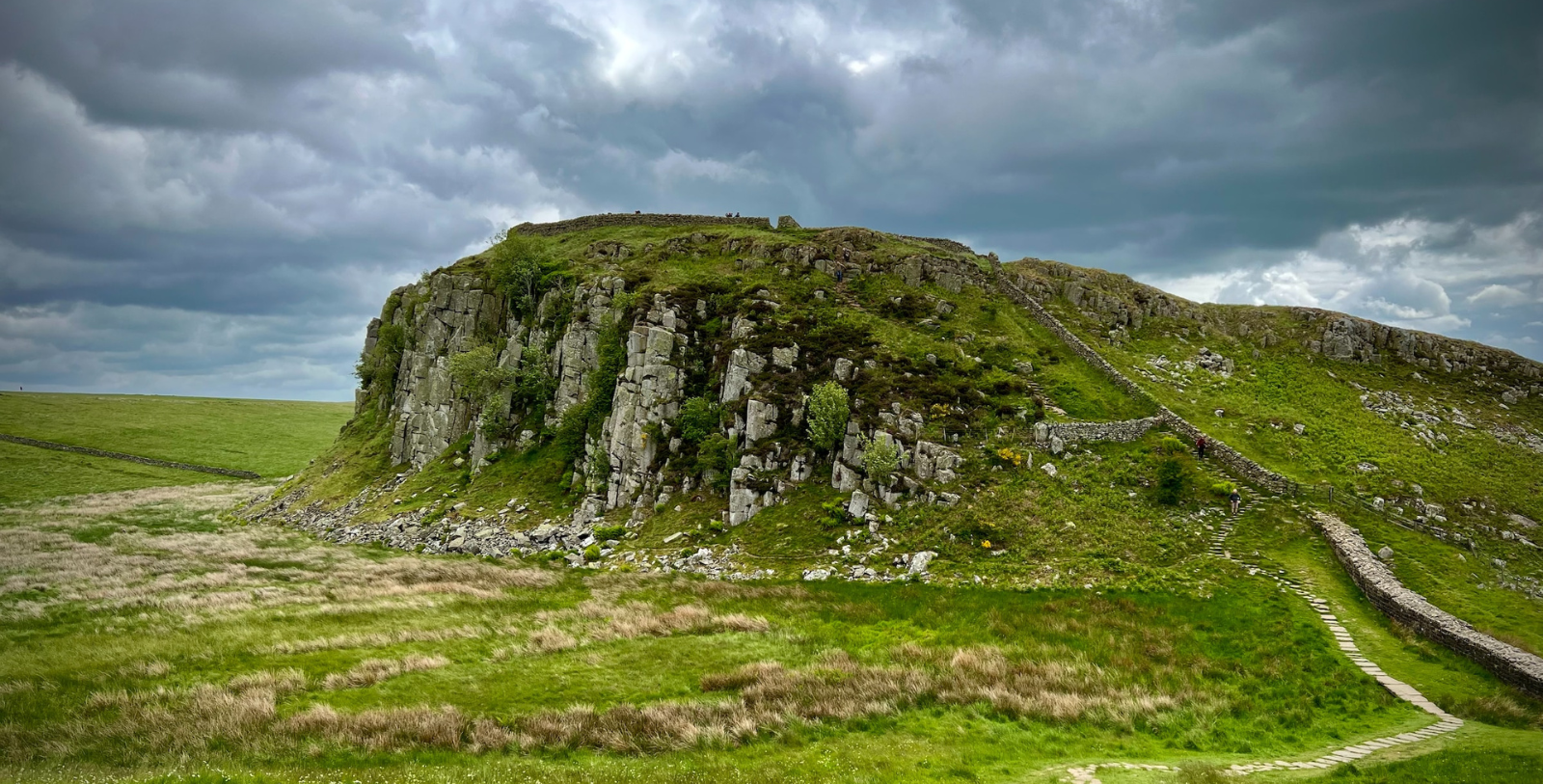 Image of Hadrian's Wall near Appleby Castle in Cumbria, England, constructed in the 12th century, opened in 2017, and a member of Historic Hotels of America since 2023