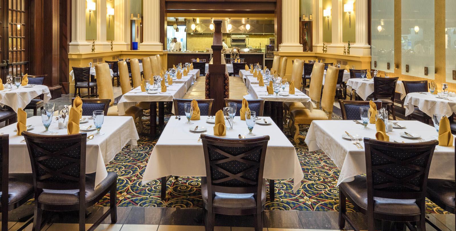 Image of Trellis Room Restaurant Dining Room at Battle House Renaissance Mobile Hotel & Spa, 1852, Member of Historic Hotels of America, in Mobile, Alabama, Taste