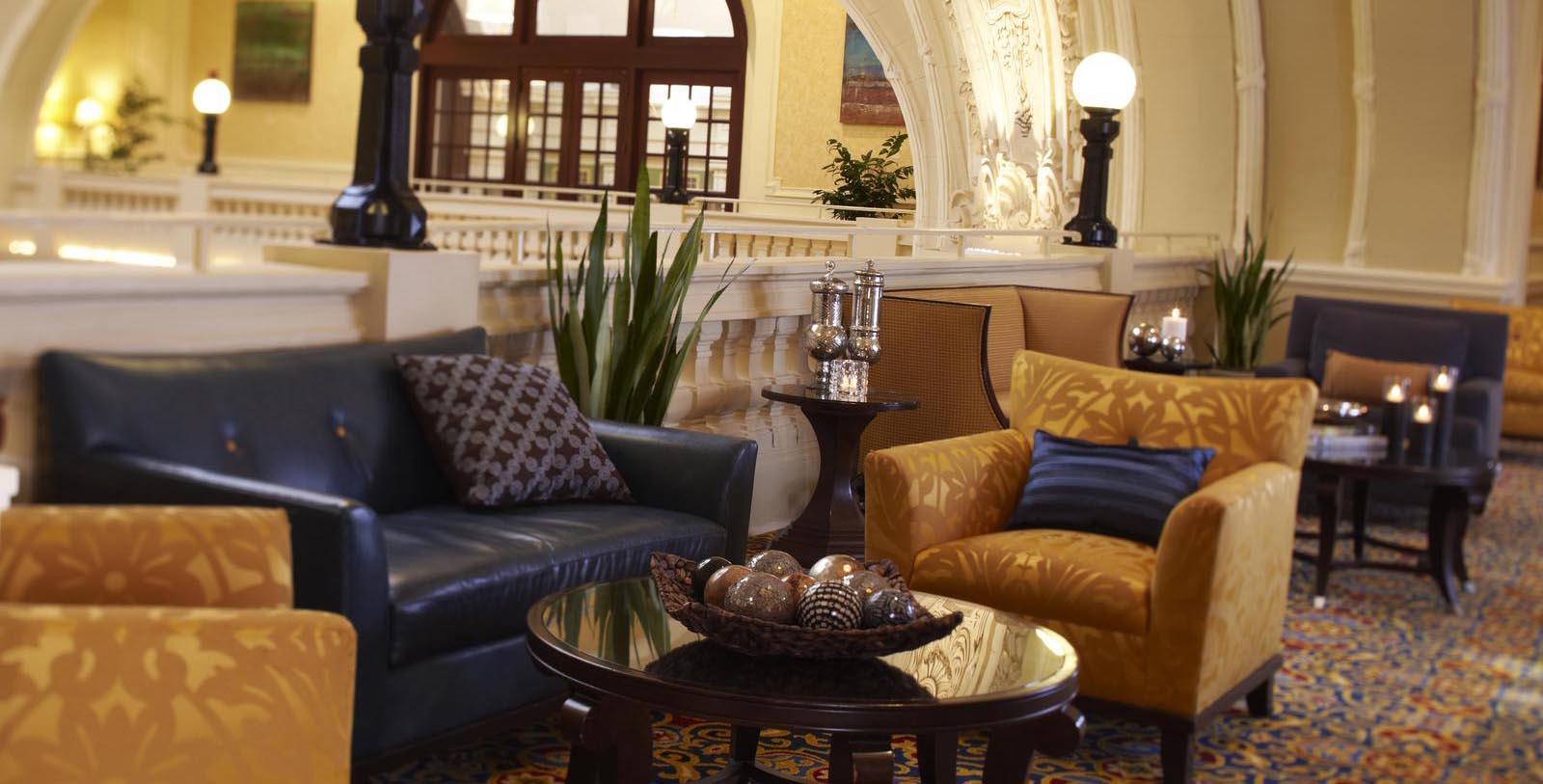 Image of lobby lounge at Battle House Renaissance Mobile Hotel & Spa, 1852, Member of Historic Hotels of America, in Mobile, Alabama, Discover