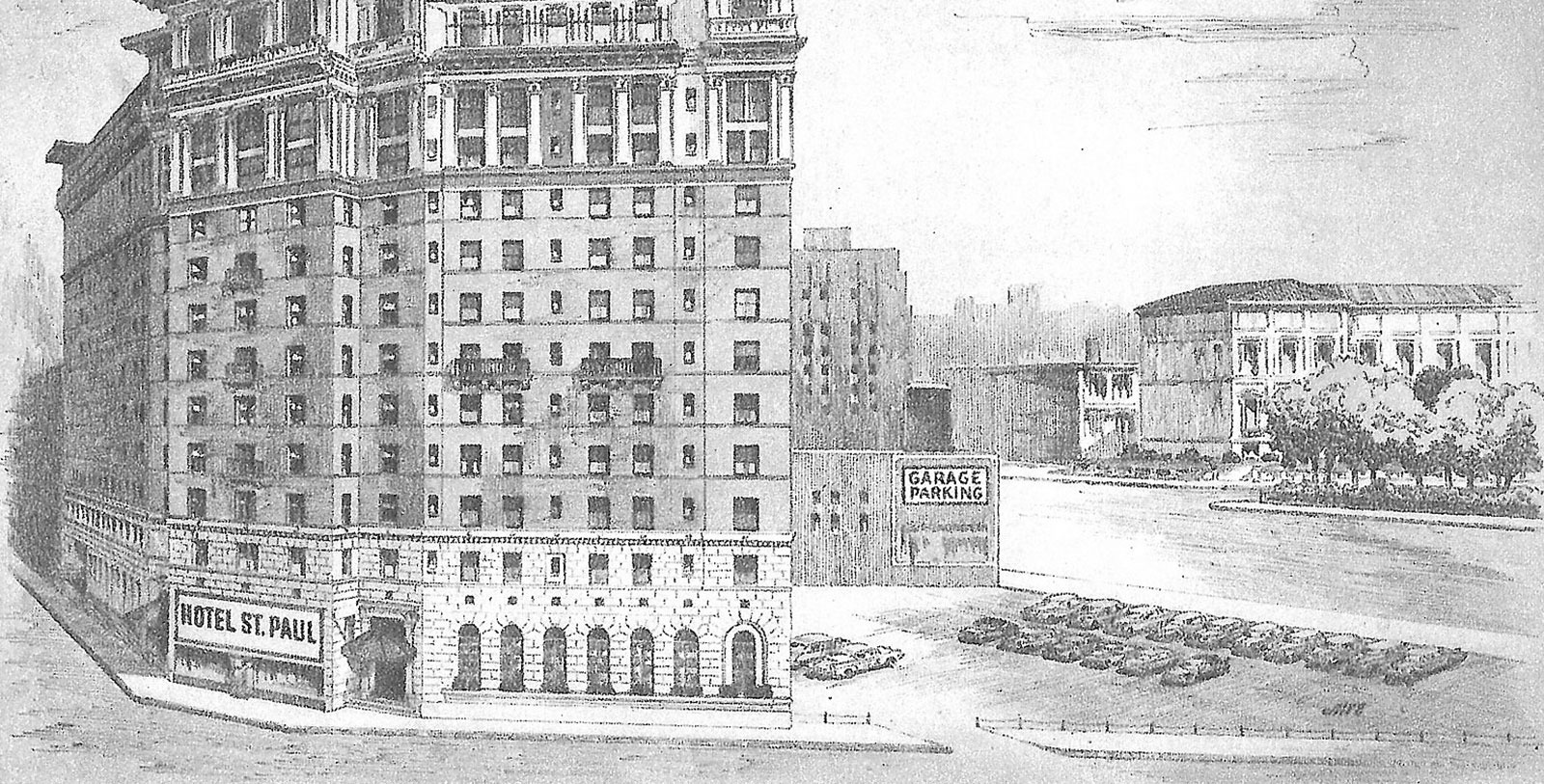 Image of The Saint Paul Hotel, 1910, Member of Historic Hotels of America, in St. Paul, Minnesota, History