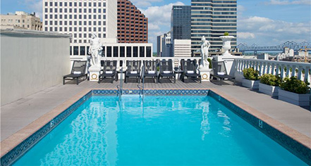 Activities:
Le Pavillon Hotel
in New Orleans