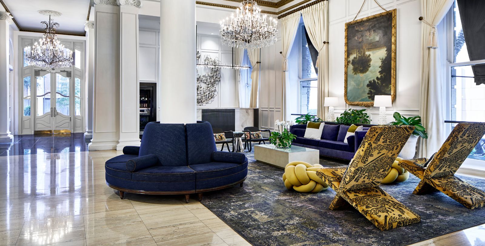 Discover the Renaissance Revival-style architecture of La Pavillon Hotel.