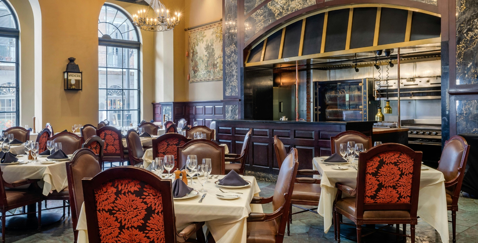 Taste the culinary history of The Rib Room, the signature restaurant of the historic hotel that reportedly invented gumbo.