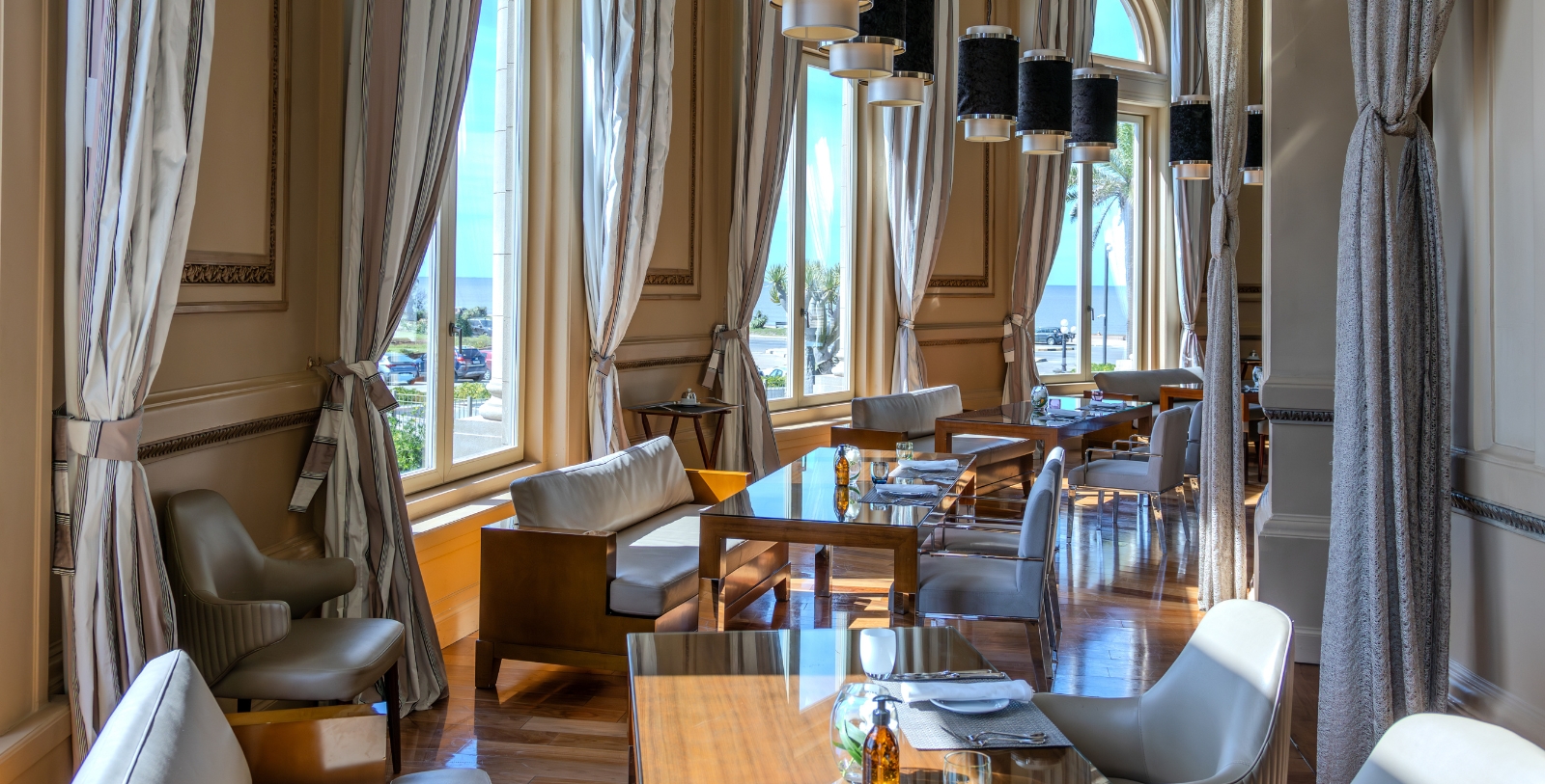 Image of Hotel Dining at Sofitel Montevideo Casino Carrasco and Spa, (1921), a Member of Historic Hotels Worldwide in Montevideo, Uruguay.