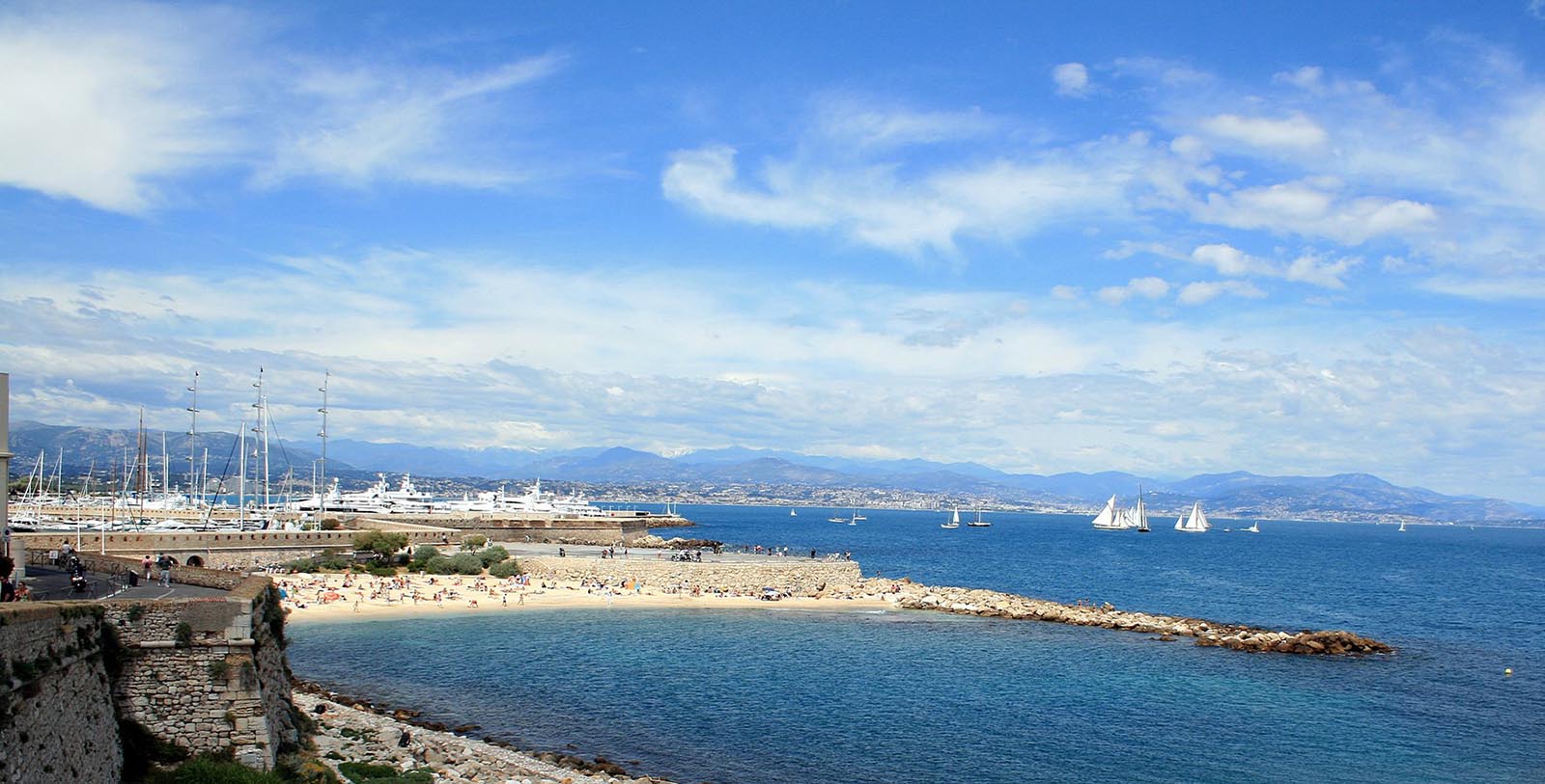 Experience the sheer beauty and revel in the azure waters of the Mediterranean at the Cap d’Antibes.