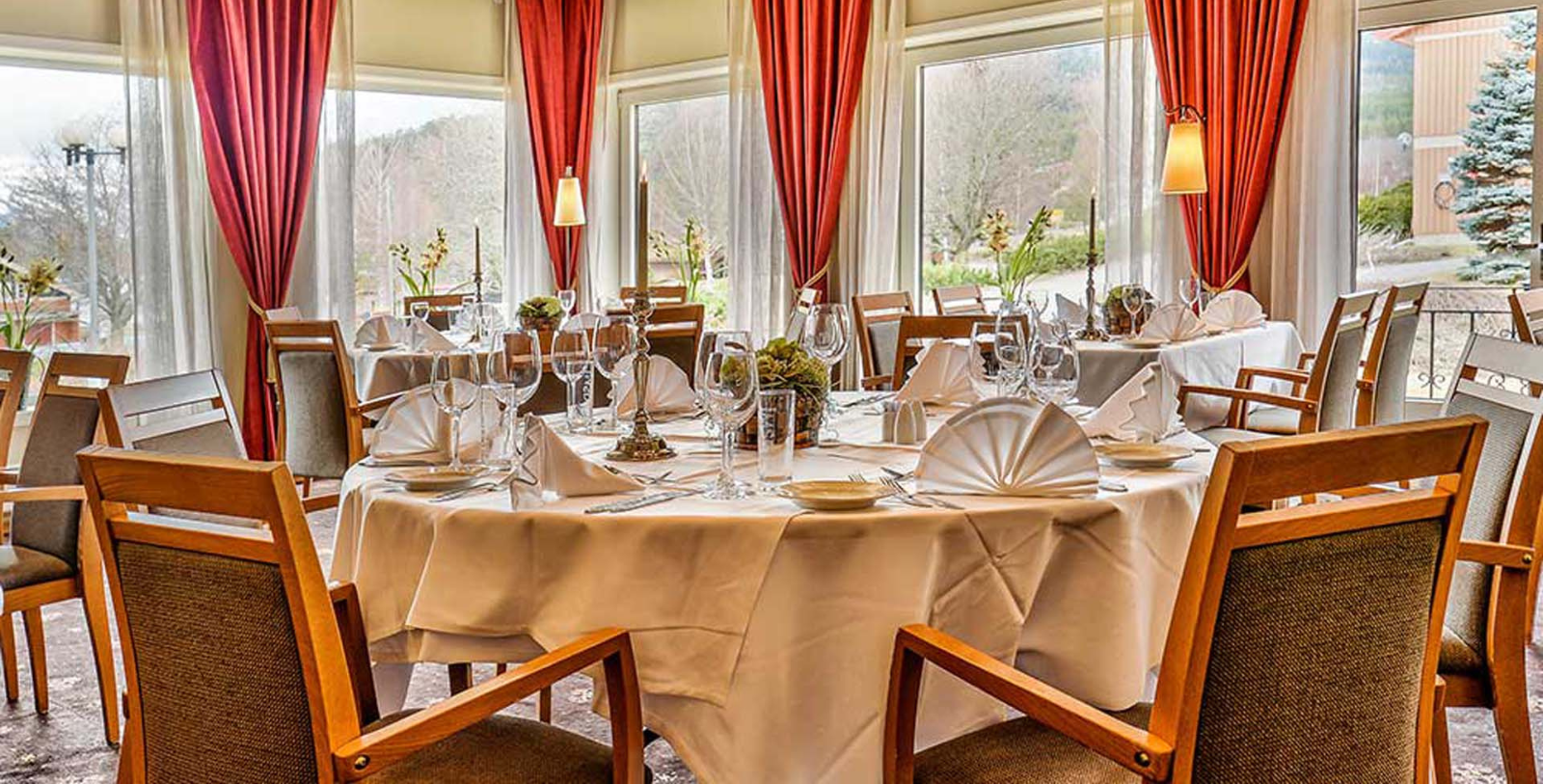 Image of restaurant at Straand Hotel, 1864, Member of Historic Hotels Worldwide since 2023, in Vrådal, Norway