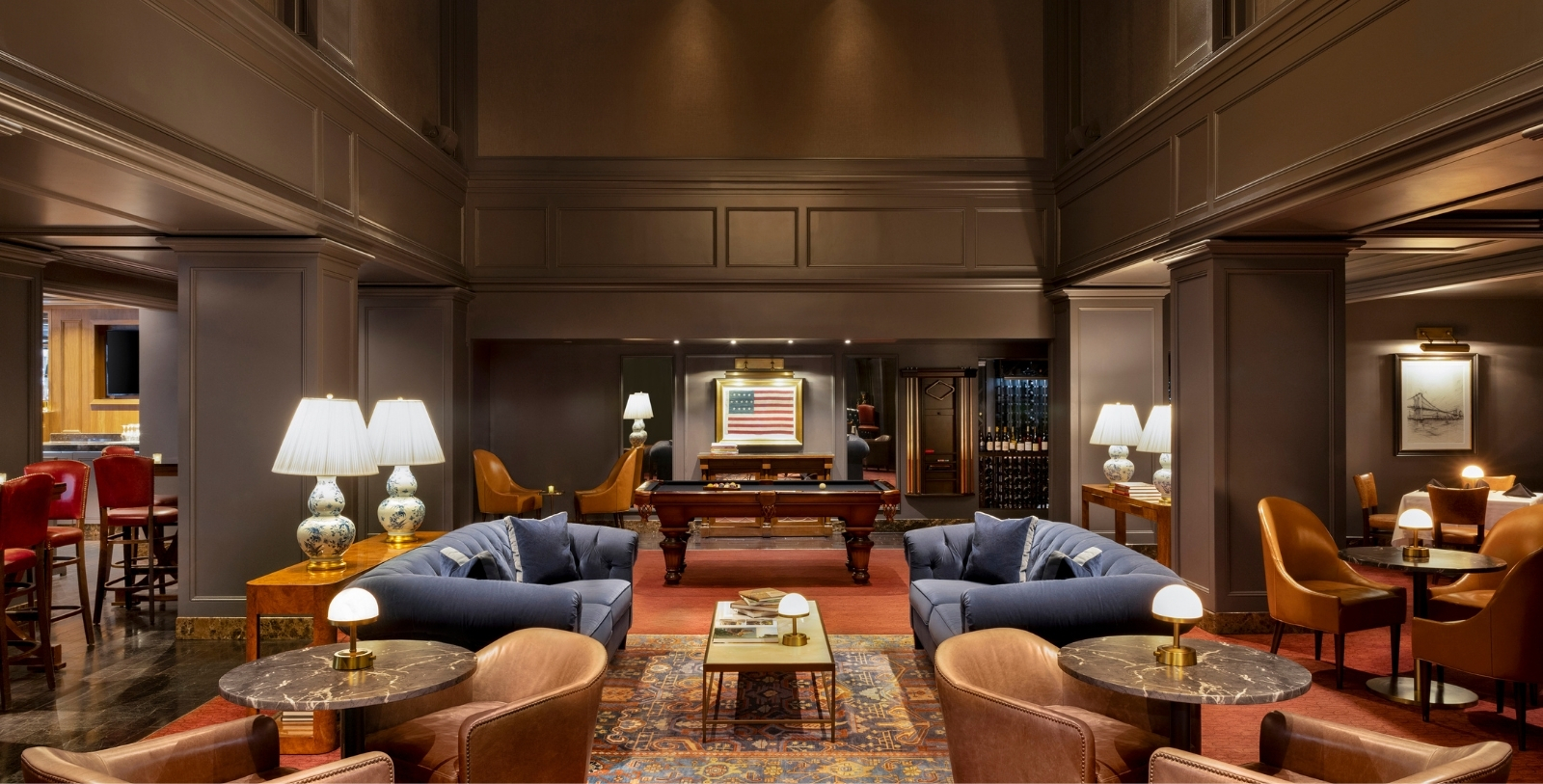 Taste the delicious bar bites and craft cocktails at Omni Berkshire Place’s Berk’s Bar.