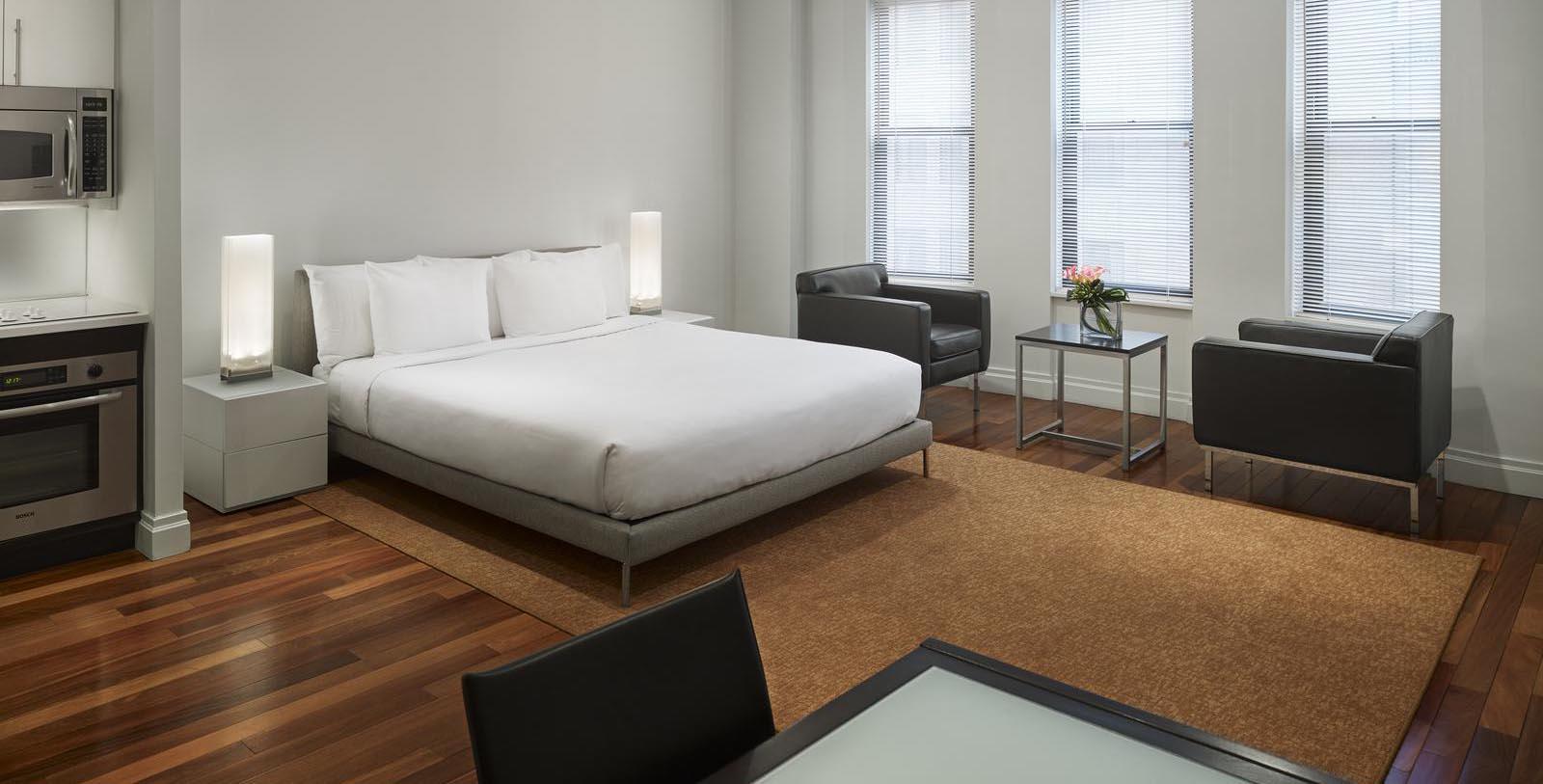 Image of Guestroom at AKA Times Square, 1893 Member of Historic Hotels of America, in New York, New York, Location Map