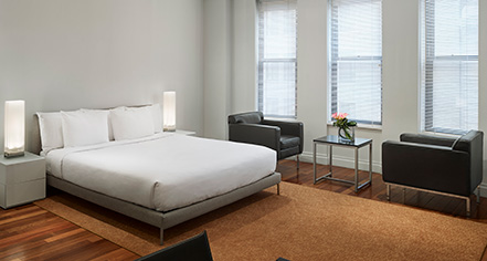 Accommodations:
AKA Times Square
in New York