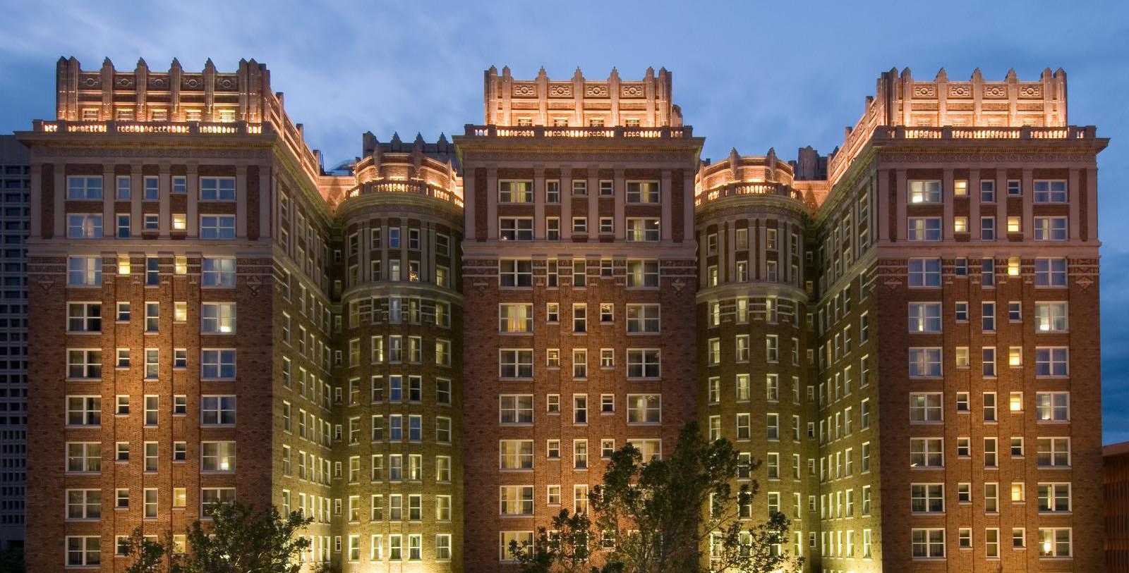 Discover the Art Deco architecture of The Skirvin Hilton Oklahoma City.