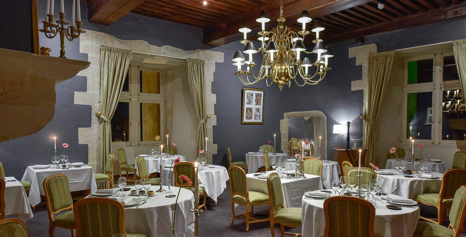 Image of Restaurant l’Armançon at Hôtel Golf Château de Chailly, 16th century, a member of Historic Hotels Worldwide in Chailly-sur-Armançon, Burgundy, France