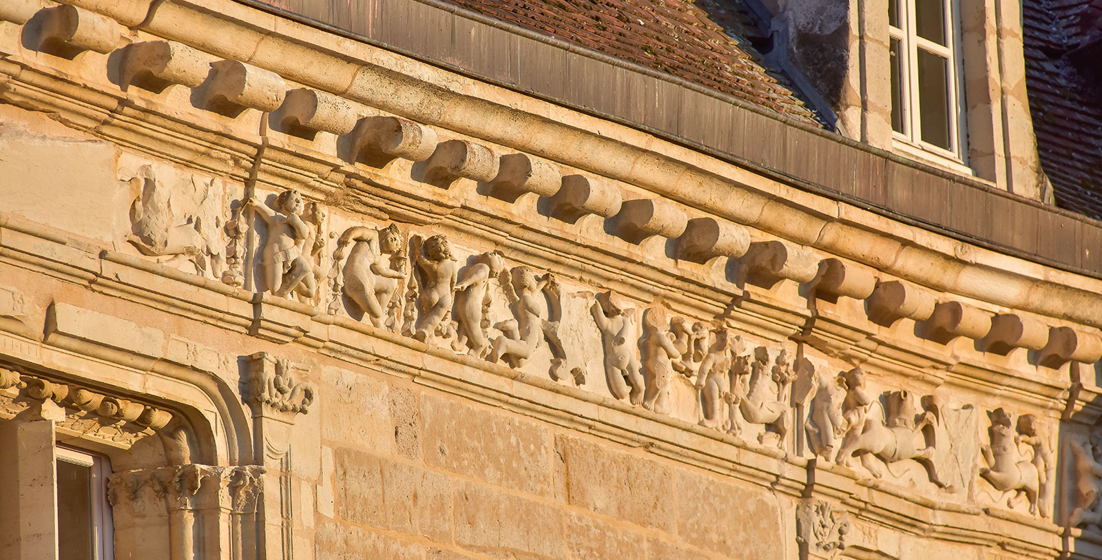 Image of a exterior architectural detail at Hôtel Golf Château de Chailly, 16th century, a member of Historic Hotels Worldwide in Chailly-sur-Armançon, Burgundy, France