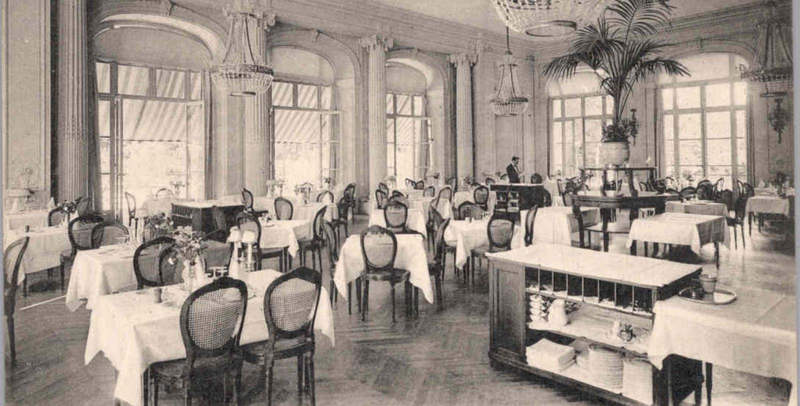 Image of historical image of Waldorf Astoria Versailles- Trianon Palace, 1910, a Member of Historic Hotels Worldwide in Versailles, France.