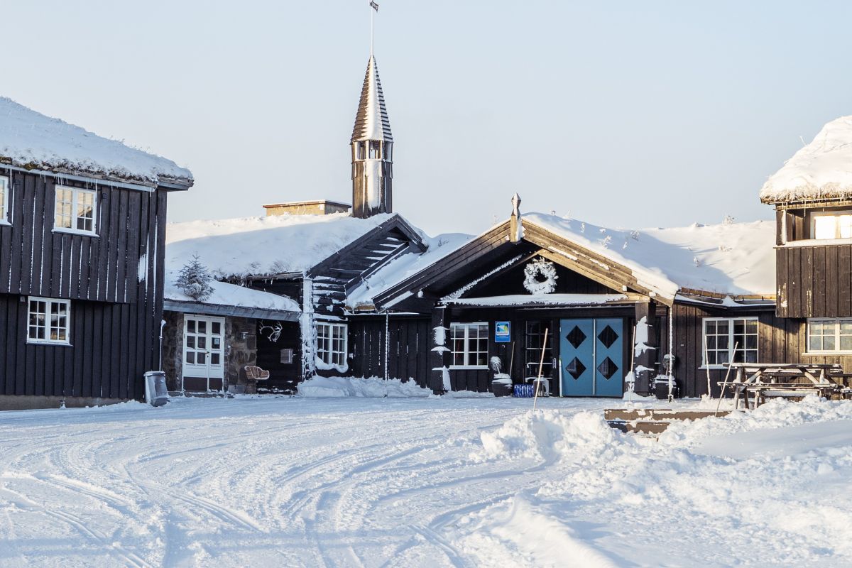 Discover the wonderful blend of Norwegian vernacular motifs.