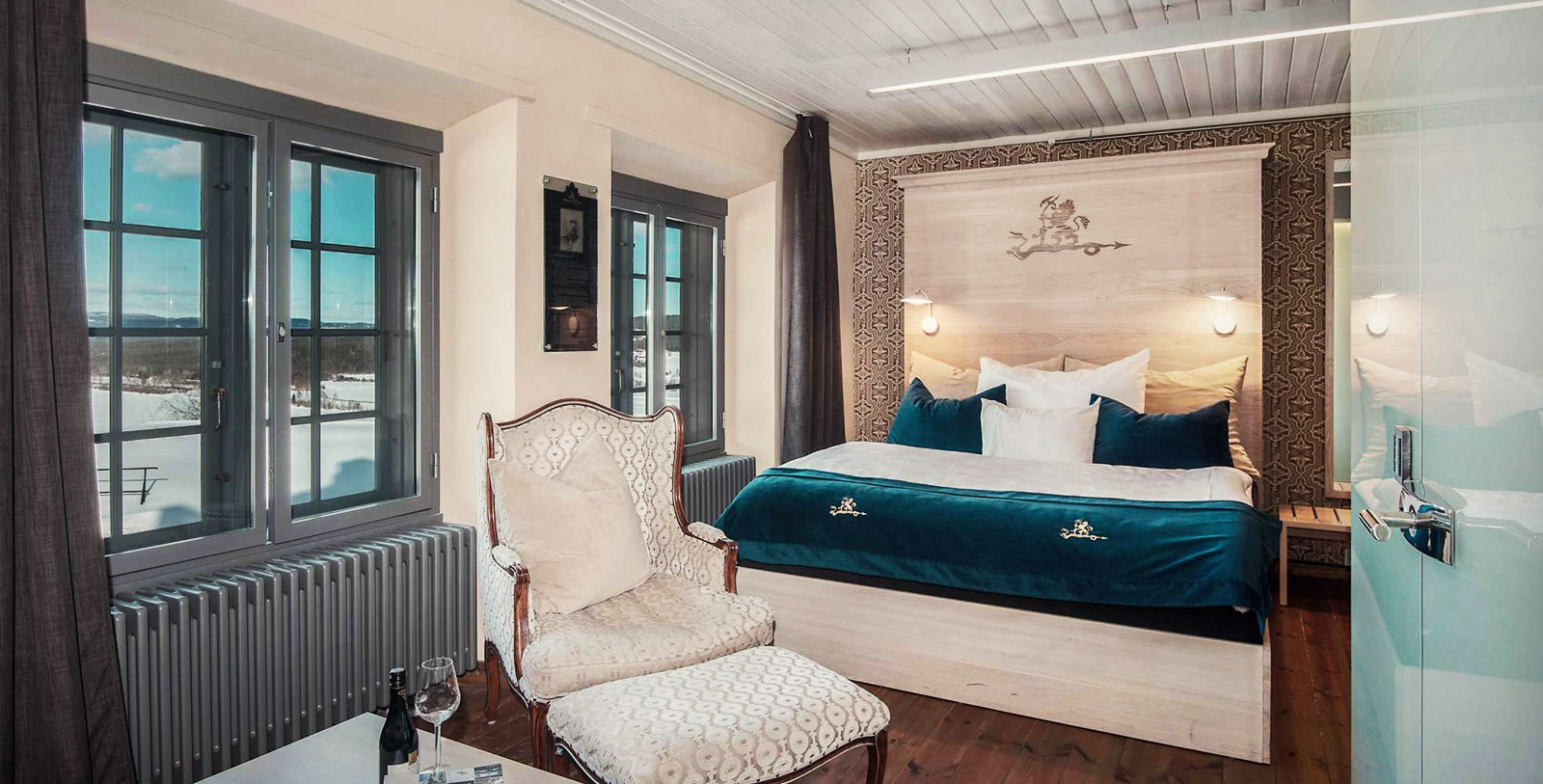 Image of guestroom at Festningen Castle Hotel & Resort, 1673, Member of Historic Hotels Worldwide, in Kongsvinger, Norway, Accommodations