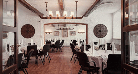 Dining at
Festningen Castle
in Kongsvinger