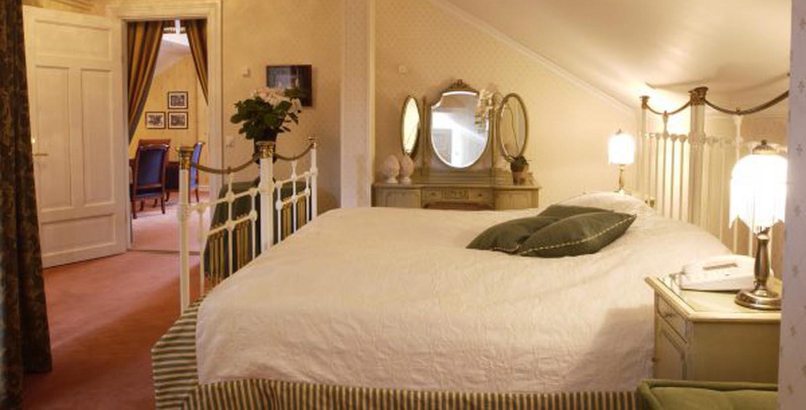 Image of Guestroom Interior Losby Gods, 1744, Member of Historic Hotels Worldwide, in Finstadjordet, Norway, Location