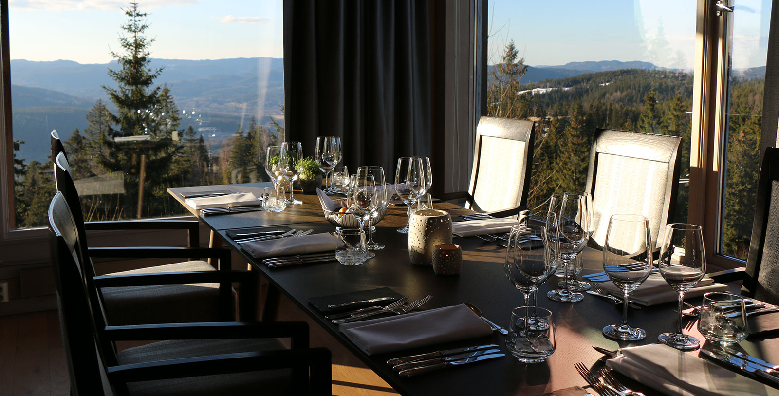 Image of Hotel Restaurant, Lysebu, 1946, Member of Historic Hotels Worldwide, in Oslo, Norway, Dining