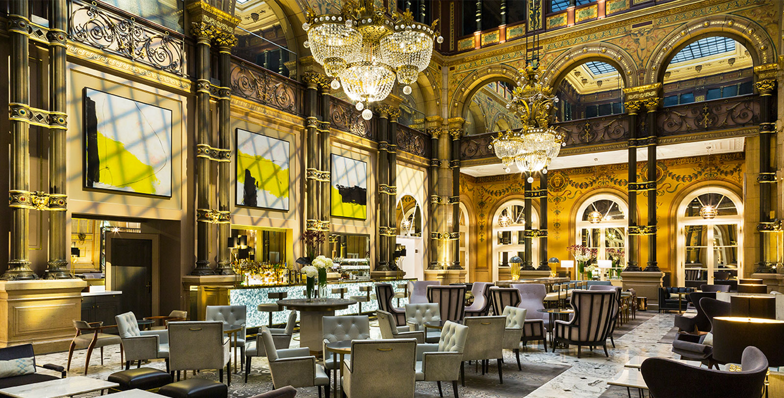 Image of Le Grand Salon, Hilton Paris Opera, France, 1889, Member of Historic Hotels Worldwide, Dining
