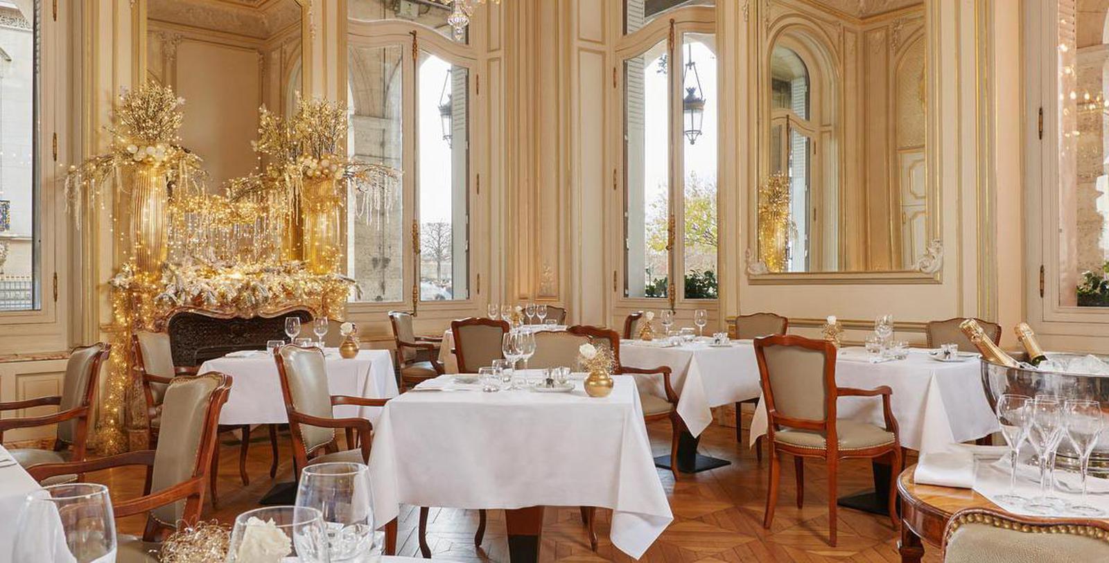 Image of Restaurant, Hotel Regina Louvre, Paris, France, 1900, Member of Historic Hotels Worldwide, Taste