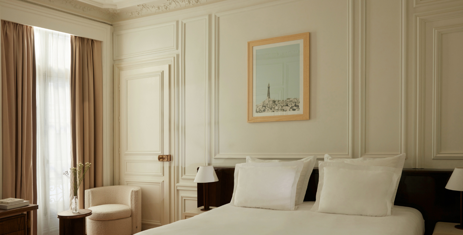Image of a Prestige Room at Maison Delano Paris, a member of Historic Hotels Worldwide since 2023, located in Paris, France
