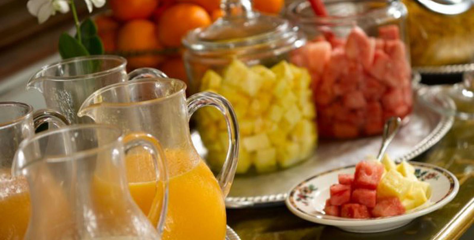 Image of tropical fruit served at Colony Hotel & Cabana Club, 1926, Member of Historic Hotels of America, in Delray Beach, Florida, Taste