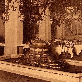 Historical Image of Neopolitan Fountain, Embassy Suites by Hilton Portland Downtown, 1912, Member of Historic Hotels of America, in Portland, Oregon.