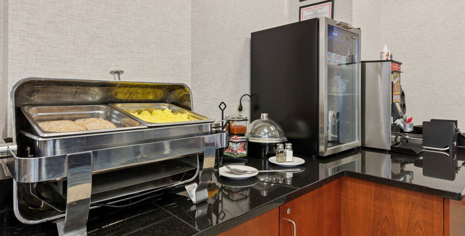 Image of Breakfast Buffet,Hotel Warner in West Chester, Pennsylvania, 1930, Member of Historic Hotels of America, Taste