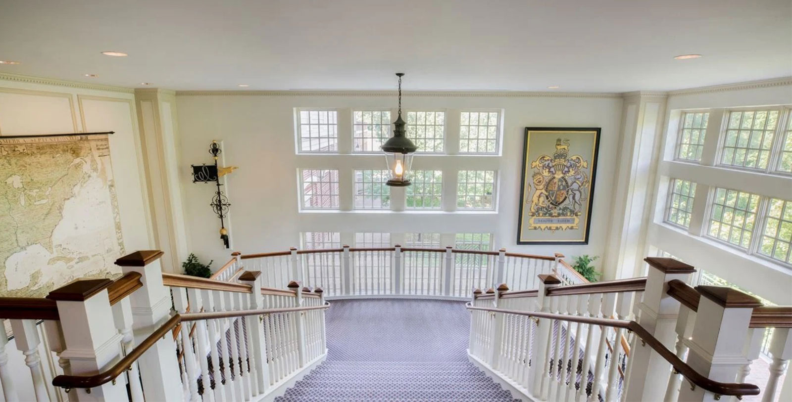 Image of Lodge Staircase, Williamsburg Lodge, Autograph Collection, and Colonial Houses, 1750, Member of Historic Hotels of America, in Williamsburg Virginia, Request for Proposal